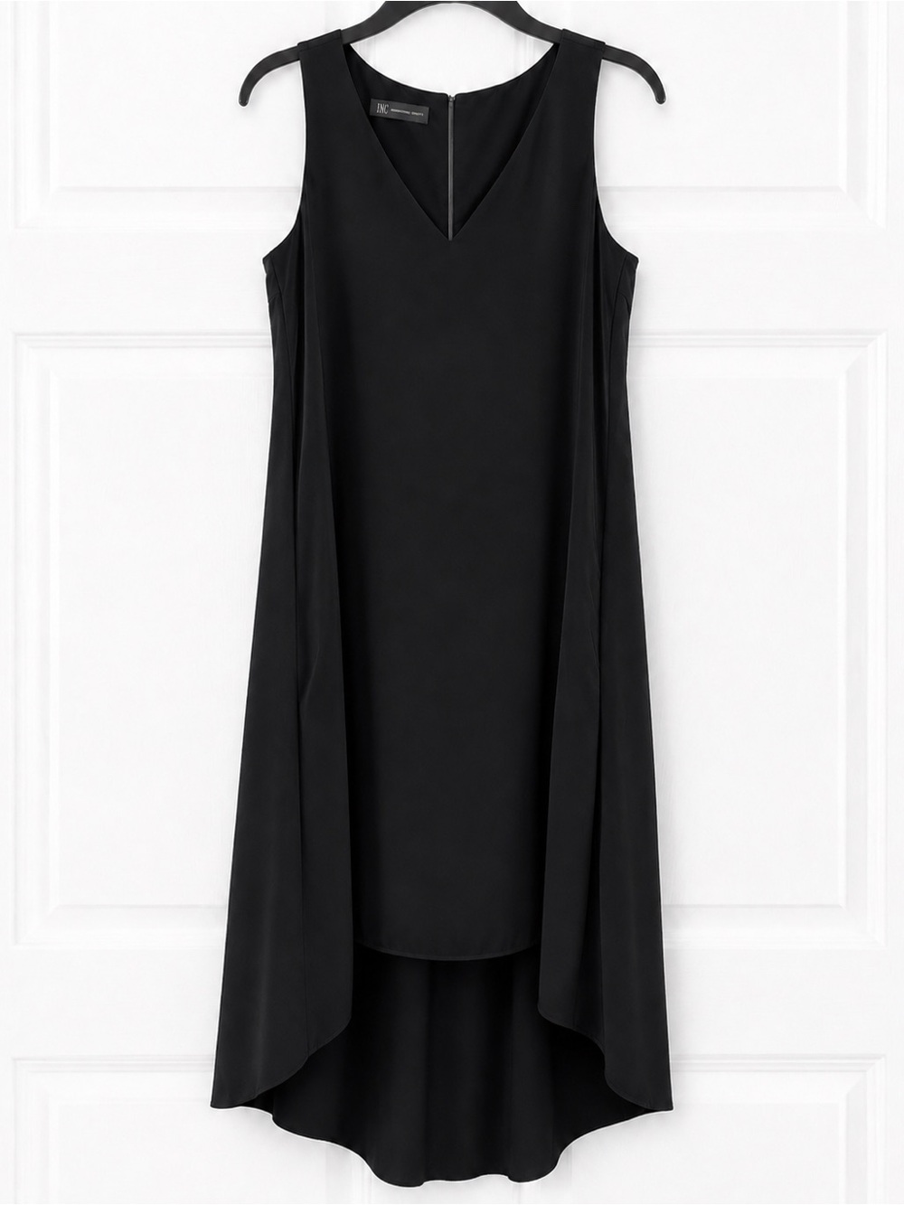 INC International Concepts Black High-Low Sleeveless Dress Size 4